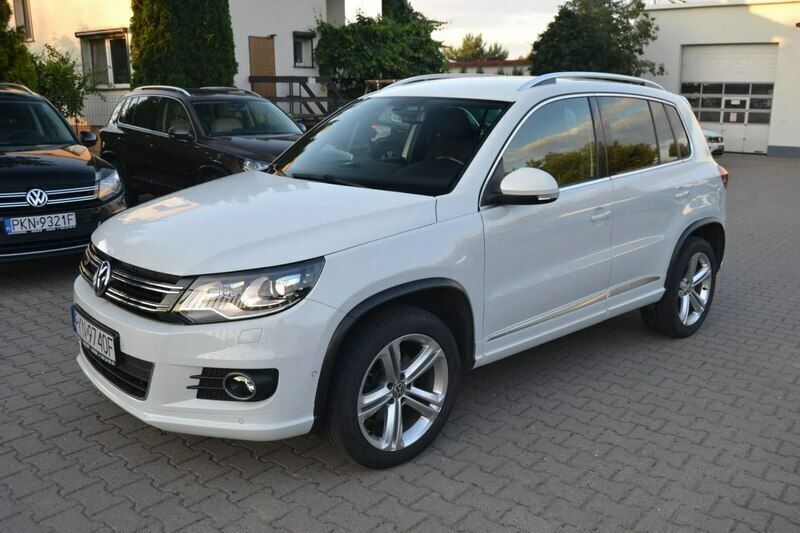 Biały (metalik) Używany 2014 VW Tiguan SUV | 64 900 zł (Uczciwa cena) - Obraz 1/4