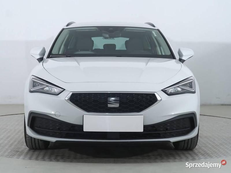 Biały Używany 2021 Seat Leon Kombi | 55 999 zł (Uczciwa cena) - Obraz 1/4