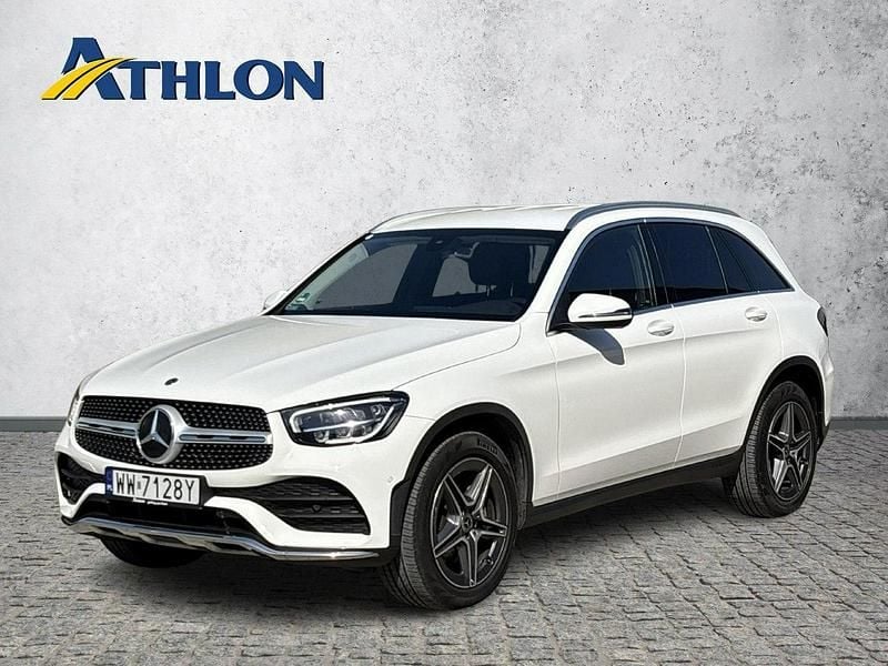 Biały Używany 2022 Mercedes GLC300 SUV | 185 100 zł (Dobra cena) - Obraz 1/4