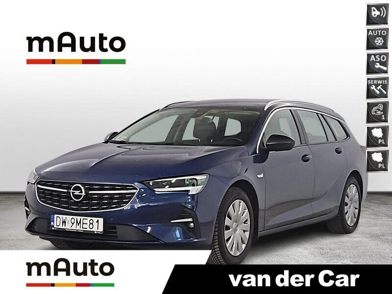 Niebieski Używany 2021 Opel Insignia Elegance Kombi | 75 900 zł (Uczciwa cena) - Obraz 1/4