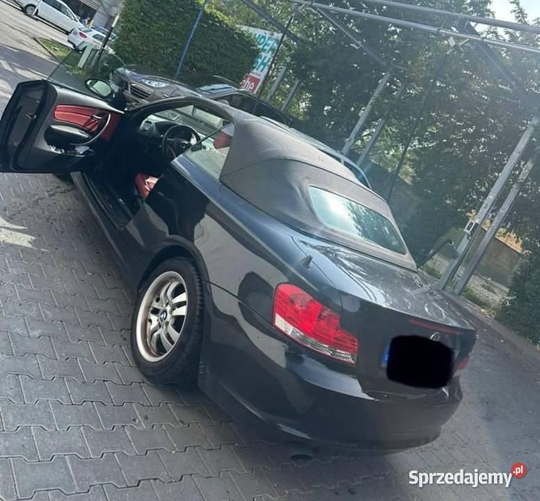 Czarny Używany 2009 BMW 120 Cabriolet Kabriolet | 25 000 zł - Obraz 1/4