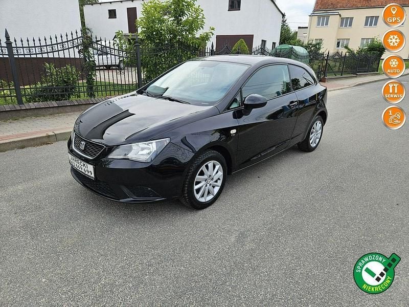Czarny (metalik) Używany 2012 Seat Ibiza Hatchback | 18 499 zł (Uczciwa cena) - Obraz 1/4