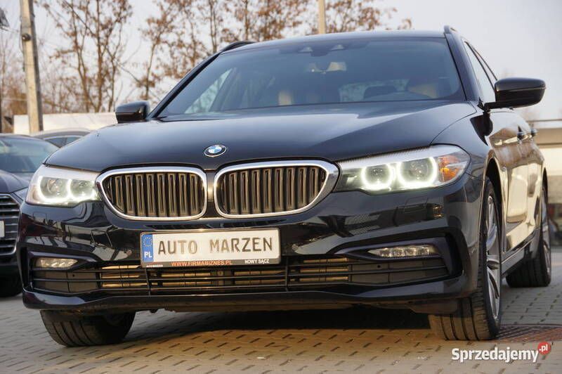 Czarny Używany 2018 BMW 520 Kombi | 99 700 zł (Dobra cena) - Obraz 1/4