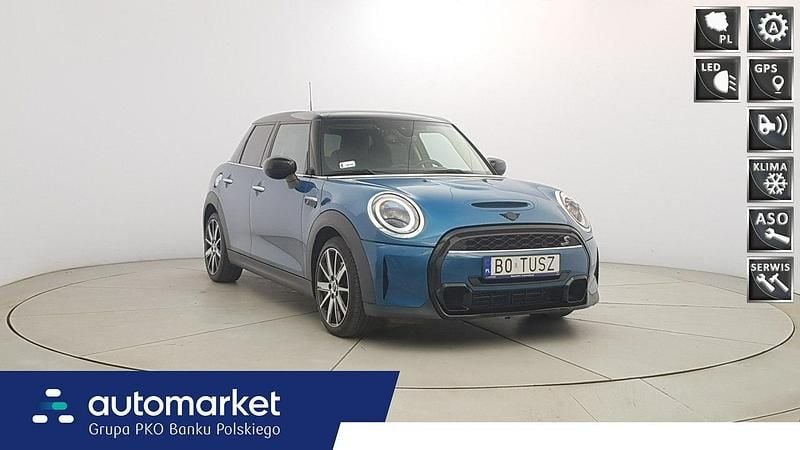 Niebieski Używany 2021 Mini Cooper S Classic Hatchback | 99 850 zł (Uczciwa cena) - Obraz 1/4