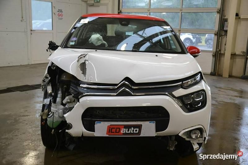 Biały Używany 2022 Citroën C3 Hatchback | 14 800 zł - Obraz 1/4