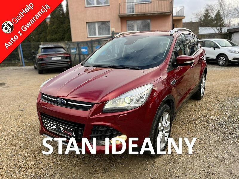 Czerwony Używany 2016 Ford Kuga SUV | 41 900 zł (Super Cena) - Obraz 1/4