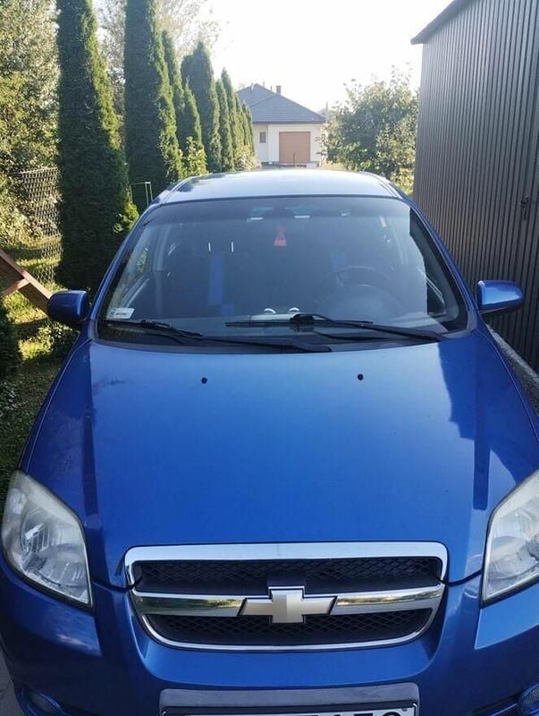 Niebieski Używany 2007 Chevrolet Aveo Hatchback | 4000 zł (Uczciwa cena) - Obraz 1/4