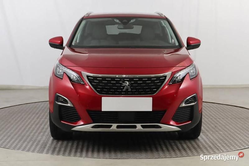 Bordowy Używany 2018 Peugeot 3008 SUV | 59 999 zł (Uczciwa cena) - Obraz 1/4