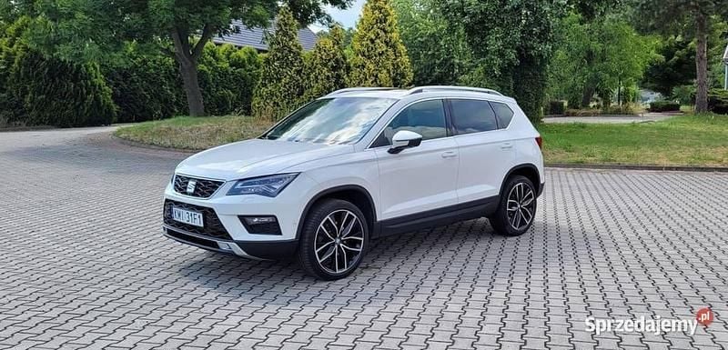 Biały Używany 2018 Seat Ateca XCELLENCE SUV | 71 000 zł (Dobra cena) - Obraz 1/4