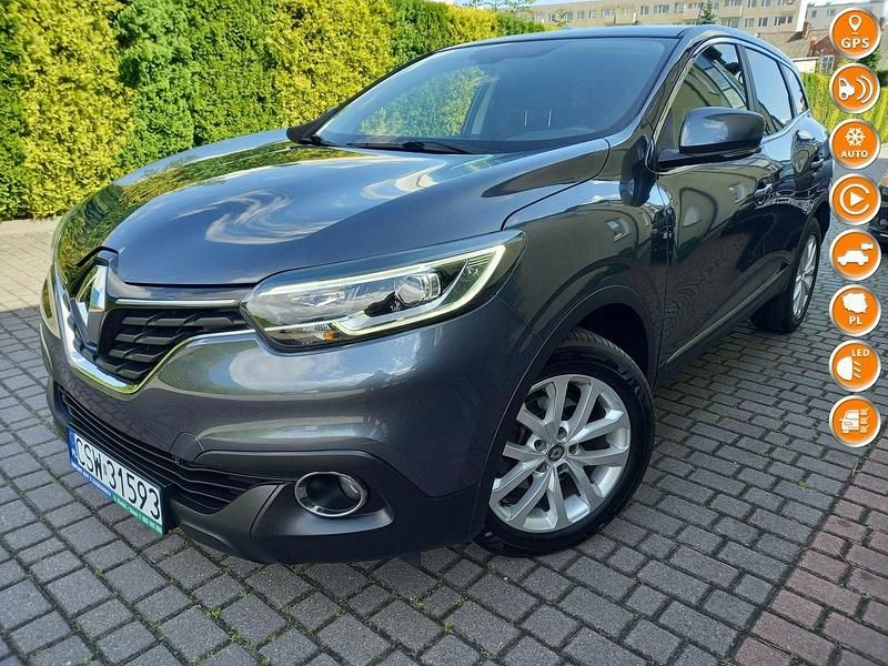 Szary (metalik, perła) Używany 2016 Renault Kadjar SUV | 49 900 zł (Dość drogi) - Obraz 1/4