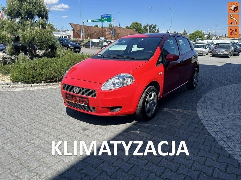 Czerwony Używany 2009 Fiat Punto Hatchback | 16 900 zł - Obraz 1/4