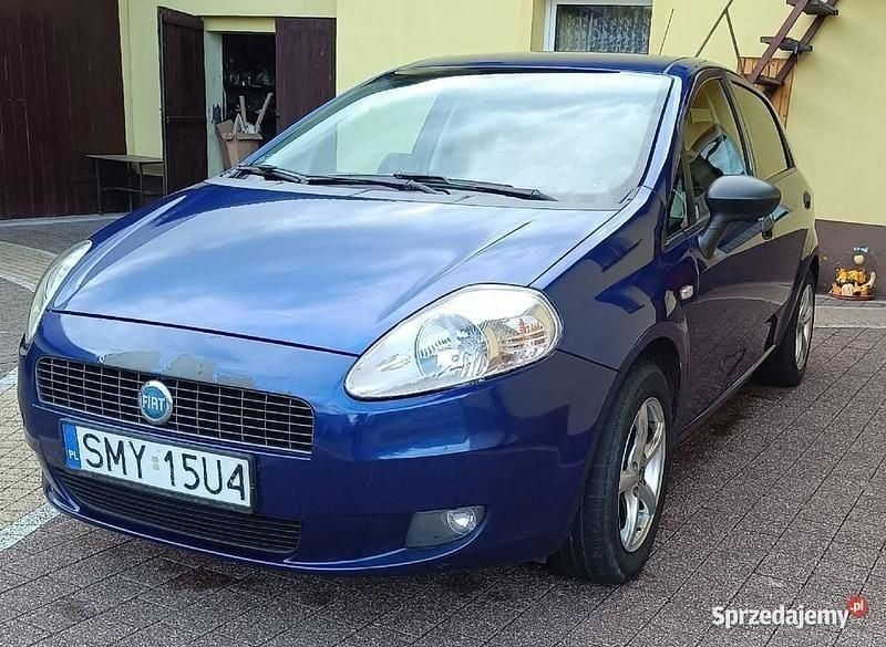 Granatowy Używany 2007 Fiat Grande Punto Hatchback | 6700 zł (Uczciwa cena) - Obraz 1/4