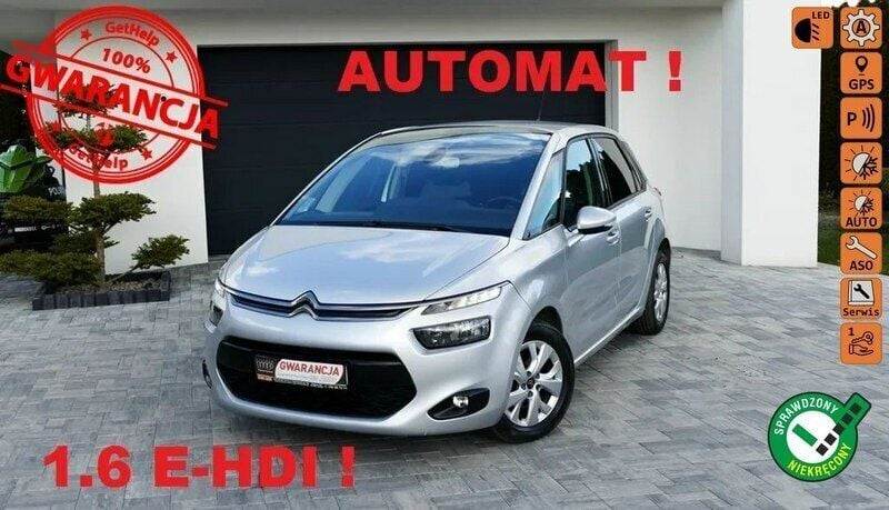 Srebrny (metalik) Używany 2015 Citroën C4 Picasso Minivan | 28 700 zł (Dobra cena) - Obraz 1/4