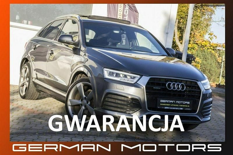 Szary Używany 2016 Audi Q3 S-Line SUV | 69 900 zł (Uczciwa cena) - Obraz 1/4