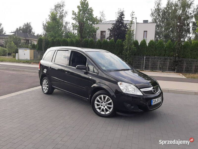 Czarny Używany 2008 Opel Zafira Minivan | 18 950 zł (Dość drogi) - Obraz 1/4