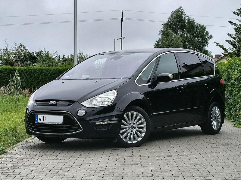 Czarny (metalik) Używany 2013 Ford S-MAX S Minivan | 29 900 zł (Dobra cena) - Obraz 1/4