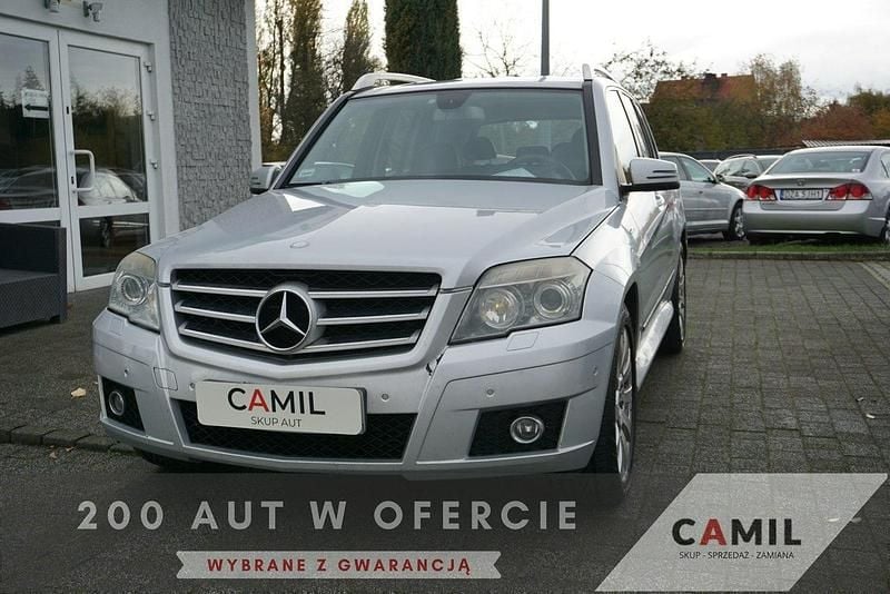 Srebrny (metalik) Używany 2009 Mercedes GLK220 SUV | 43 000 zł - Obraz 1/3
