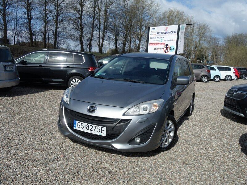 Srebrny Używany 2011 Mazda 5 Minivan | 18 500 zł (Uczciwa cena) - Obraz 1/4