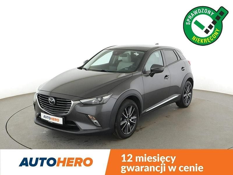 Szary Używany 2017 Mazda CX-3 SUV | 71 900 zł (Uczciwa cena) - Obraz 1/3