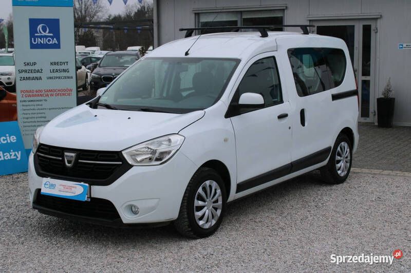 Biały Używany 2018 Dacia Dokker Lauréate Van | 33 252 zł (Super Cena) - Obraz 1/4