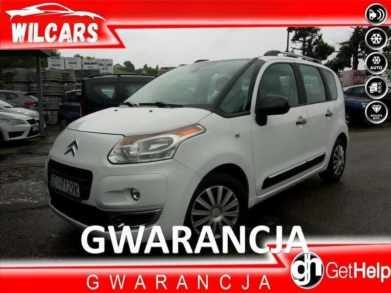 Biały (metalik) Używany 2012 Citroën C3 Picasso Minivan | 18 500 zł (Dobra cena) - Obraz 1/4