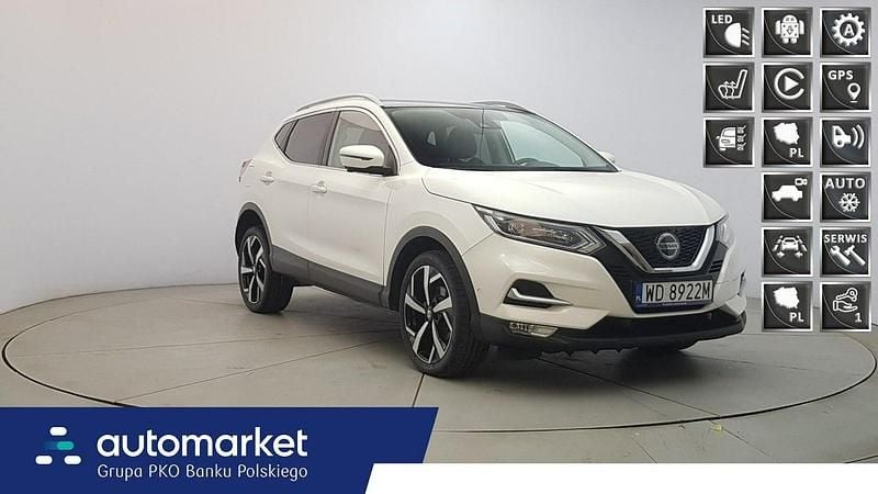 Biały Używany 2019 Nissan Qashqai Tekna SUV | 79 850 zł (Super Cena) - Obraz 1/4