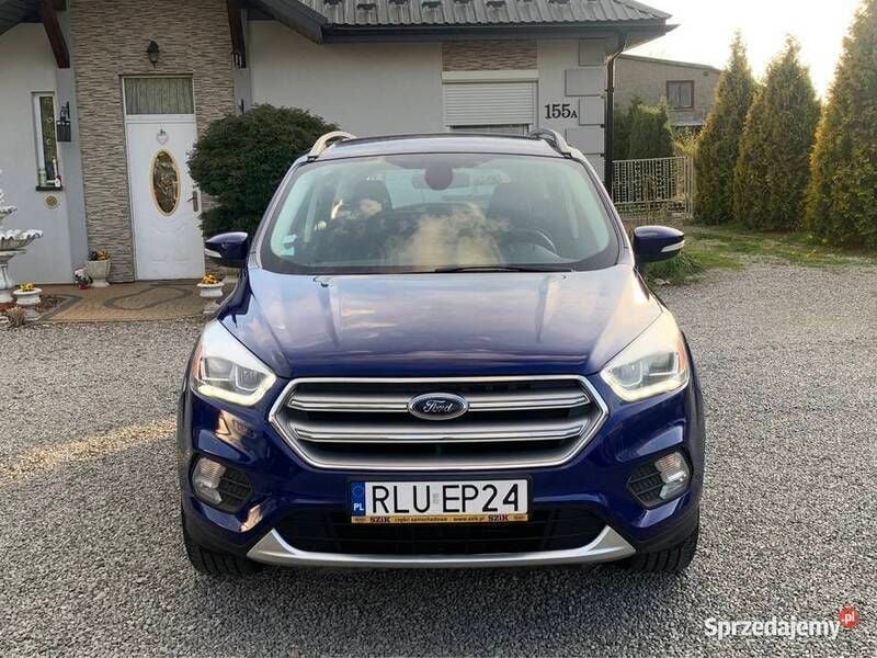 Niebieski Używany 2017 Ford Kuga SUV | 58 900 zł (Uczciwa cena) - Obraz 1/4