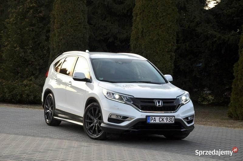 Biały Używany 2016 Honda CR-V SUV | 55 900 zł (Dobra cena) - Obraz 1/4