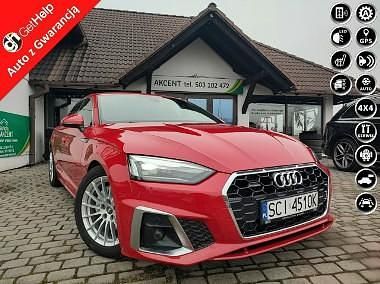 Używany Audi A5 S-Line 204 KM (150 kW) 2021 Czerwony Coupe