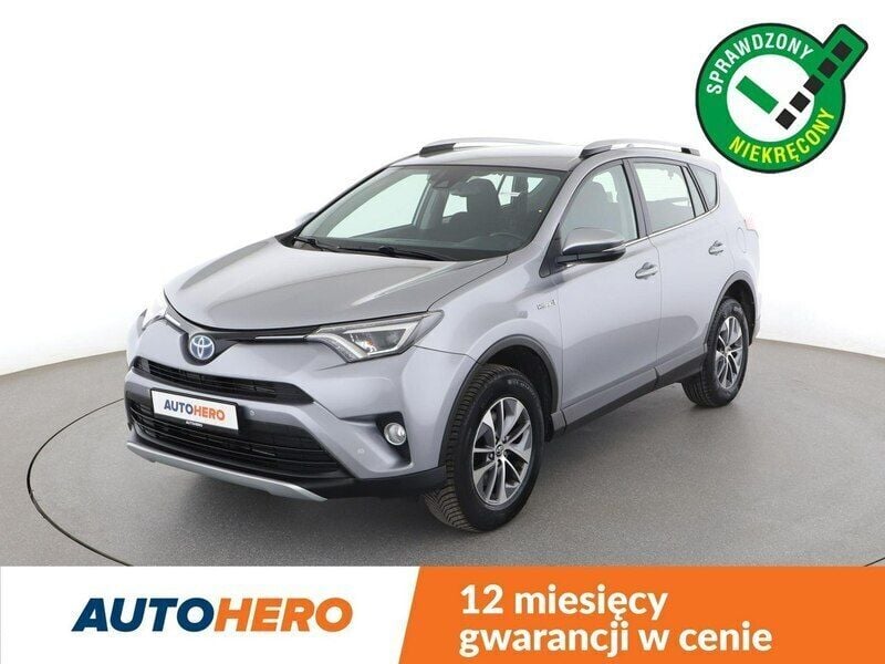 Szary Używany 2016 Toyota RAV4 Hybrid SUV | 77 400 zł (Dość drogi) - Obraz 1/3