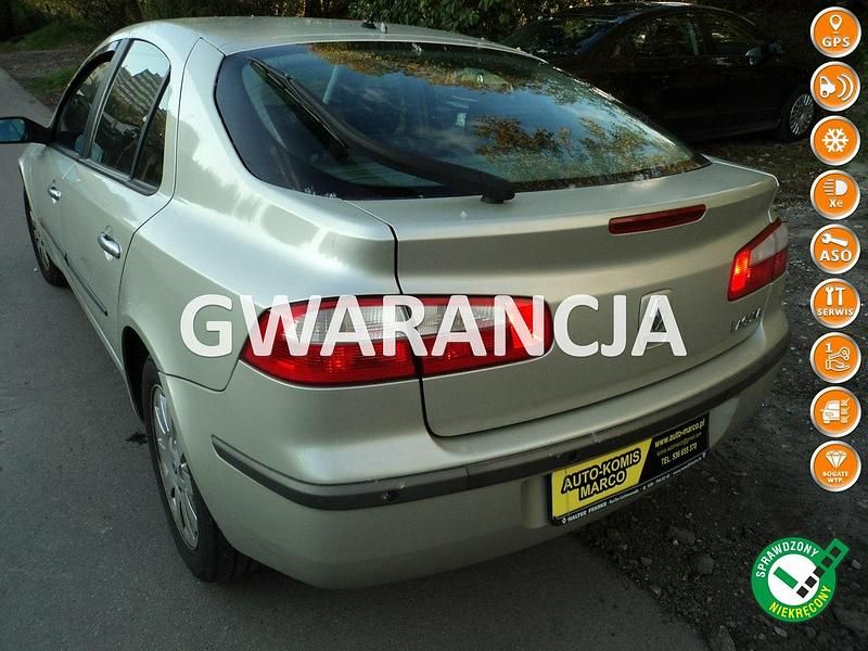 Zielony Używany 2003 Renault Laguna II Hatchback | 5900 zł - Obraz 1/4