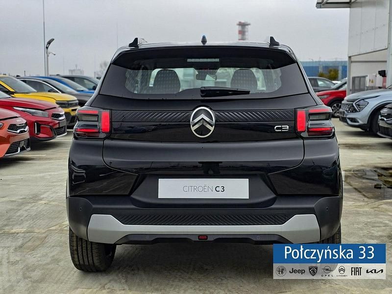Nowe Citroën C3 110 KM (80 kW) 2025 Czarny (metalik) Hatchback