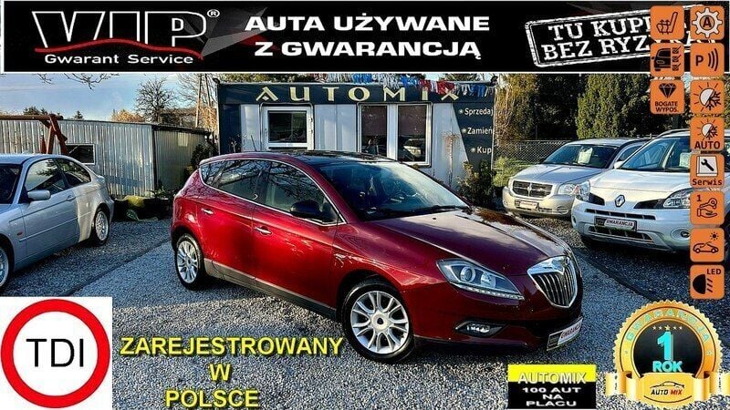 Bordowy Używany 2010 Lancia Delta Sedan/Limuzyna | 15 900 zł - Obraz 1/4