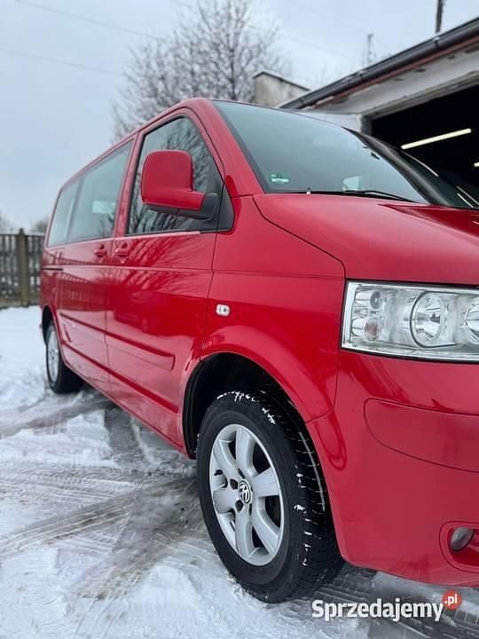 Czerwony Używany 2007 VW T5 Van | 51 000 zł (Drogi) - Obraz 1/4