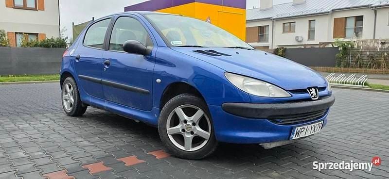Niebieski Używany 1999 Peugeot 206 Hatchback | 1200 zł (Uczciwa cena) - Obraz 1/4