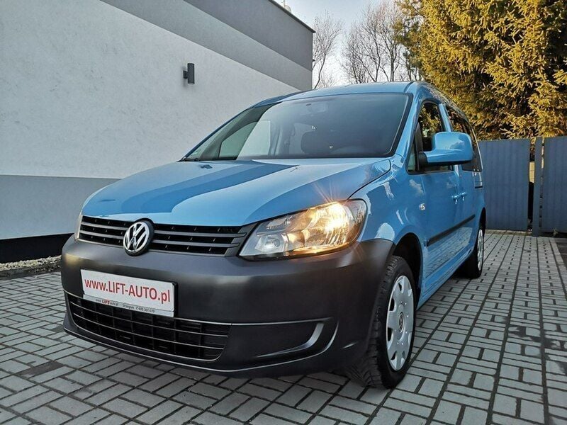 Niebieski Używany 2013 VW Caddy Minivan | 36 900 zł (Dość drogi) - Obraz 1/4