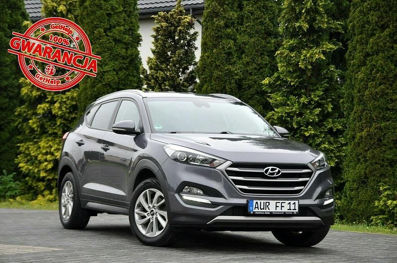 Szary Używany 2015 Hyundai Tucson SUV | 55 900 zł (Uczciwa cena) - Obraz 1/4