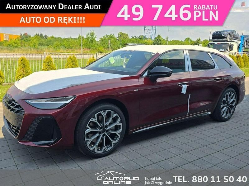 Czerwony (metalik) Nowe 2025 Audi A6 Kombi | 305 584 zł - Obraz 1/4