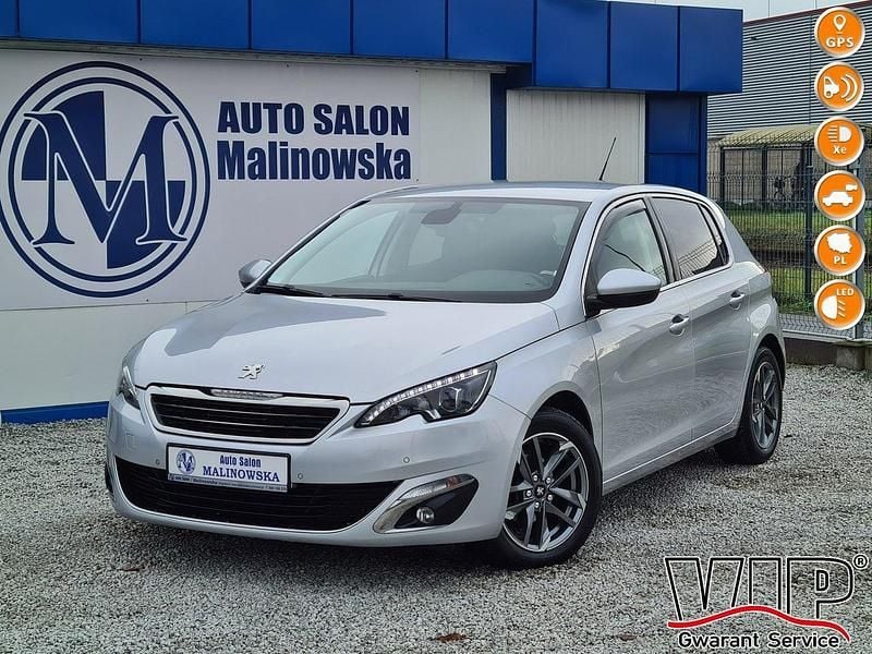 Srebrny Używany 2017 Peugeot 308 Hatchback | 34 900 zł (Dobra cena) - Obraz 1/4