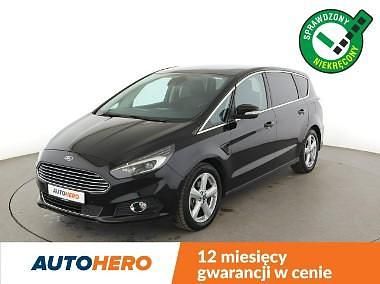 Czarny Używany 2016 Ford S-MAX S Minivan | 58 900 zł - Obraz 1/3
