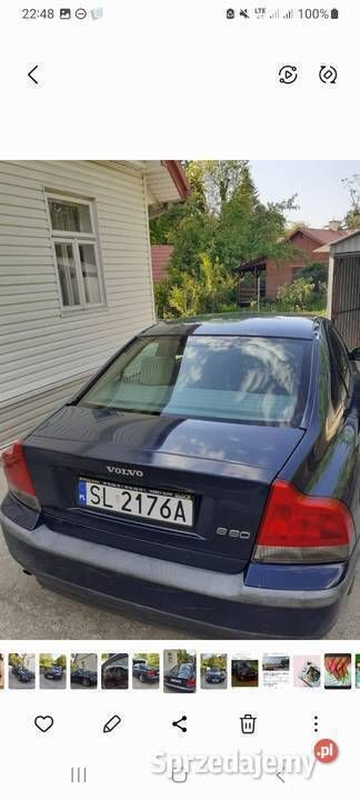 Granatowy Używany 2003 Volvo S60 Sedan/Limuzyna | 7500 zł (Dobra cena) - Obraz 1/4