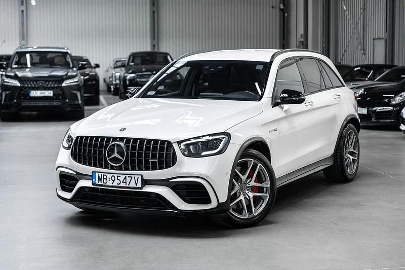Używany Mercedes GLC63 AMG AMG 510 KM (375 kW) 2019 Biały (metalik, perła) SUV