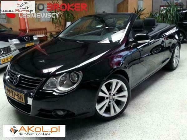 Czarny Używany 2007 VW Eos Kabriolet | 39 900 zł - Obraz 1/4