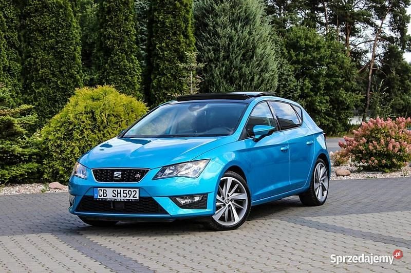 Niebieski Używany 2016 Seat Leon FR Hatchback | 46 900 zł (Uczciwa cena) - Obraz 1/4