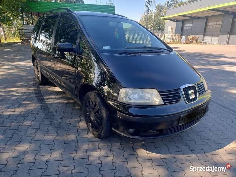 Czarny Używany 2002 Seat Alhambra Minivan | 6900 zł - Obraz 1/4
