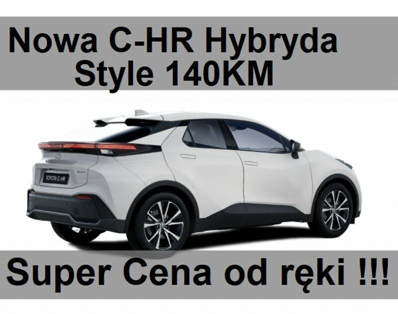 Biały Nowe 2024 Toyota C-HR Style SUV | 139 900 zł (Uczciwa cena) - Obraz 1/4