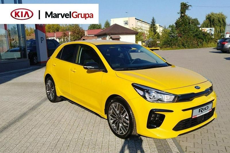 Żółty Używany 2018 Kia Rio GT-Line Hatchback | 73 490 zł - Obraz 1/1