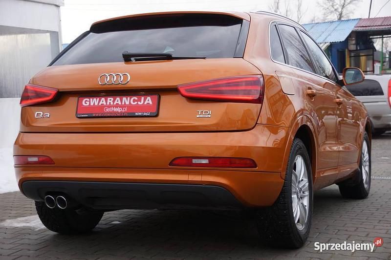 Używany Audi Q3 2011 Pomarańczowy SUV