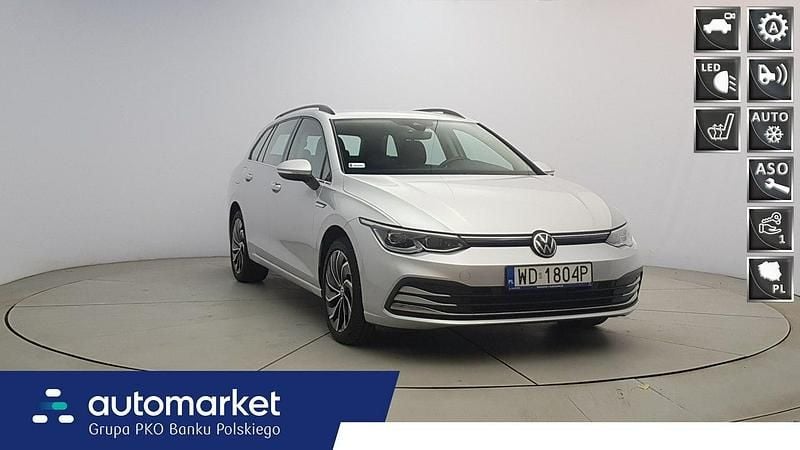 Srebrny Używany 2020 VW Golf VII Style Kombi | 72 850 zł (Dość drogi) - Obraz 1/4