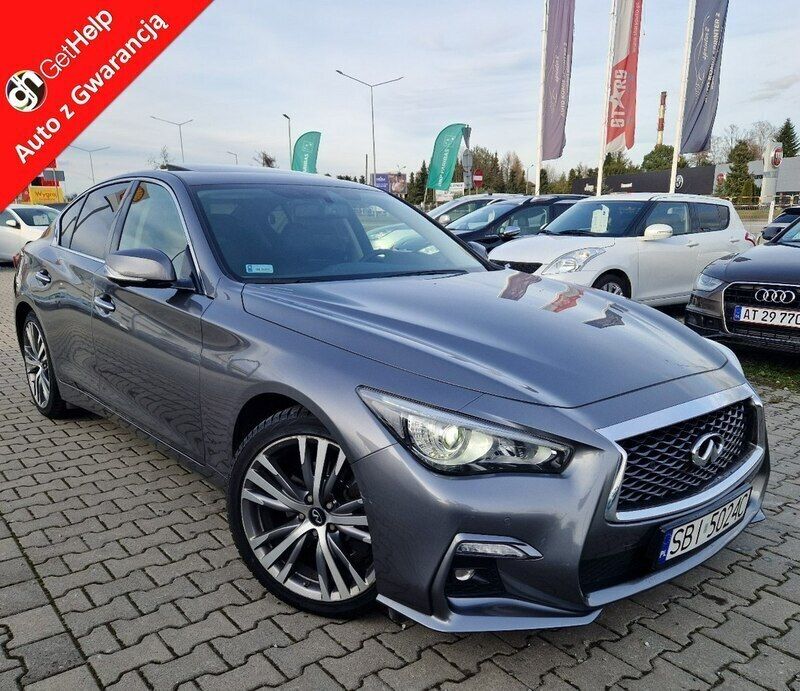 Grafitowy Używany 2018 Infiniti Q50 Sedan/Limuzyna | 79 900 zł - Obraz 1/4
